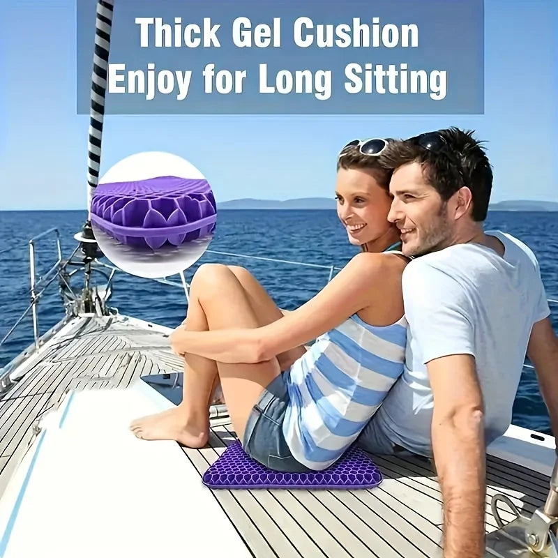 Coussin de Siège Ergonomique en Gel — Fini les douleurs après des heures assis